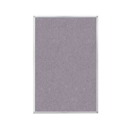 Versare Hush Panel Configurable Cubicle Partition 6' x 4' Cloud Gray Fabric 1850648
